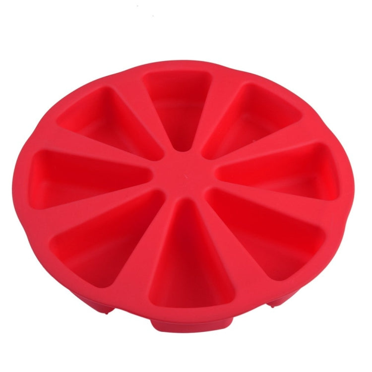 DIY Silicone Eight-point Triangle Mould Silicone Cake Mold Baking Tool, Random Color Delivery(27Ã—4.5cm)