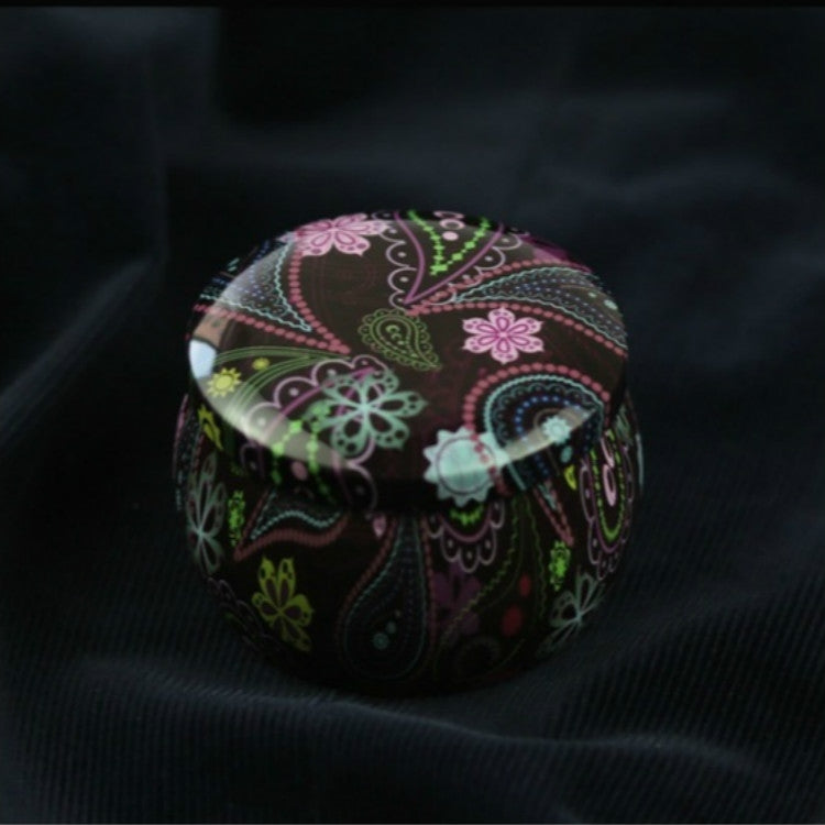 Mini Gift Jewelry Tin Box Cookie Candy Tea Storage Round Drum Tinplate Box Drawer Organizer