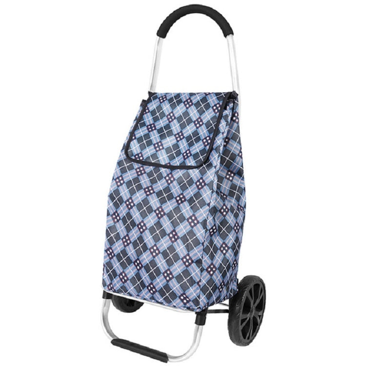 Portable Trolley Folding Shopping Cart Grocery Shopping Cart Multifunctional Outdoor Small Cart