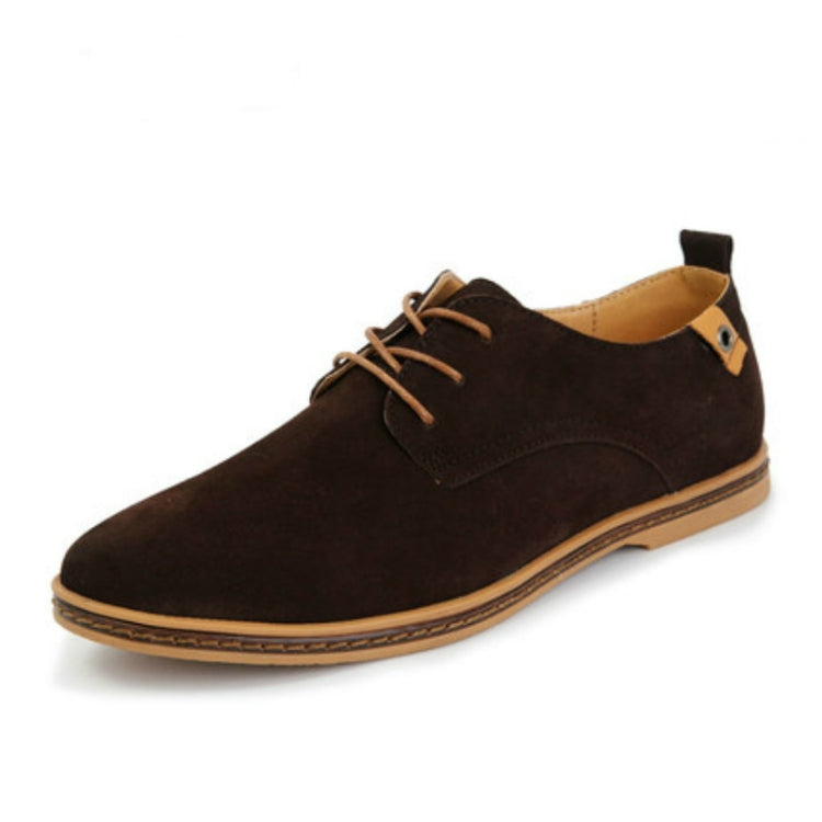 Oxford Suede Leather formal Shoes Male Casual Classic Sneakers, Size:38
