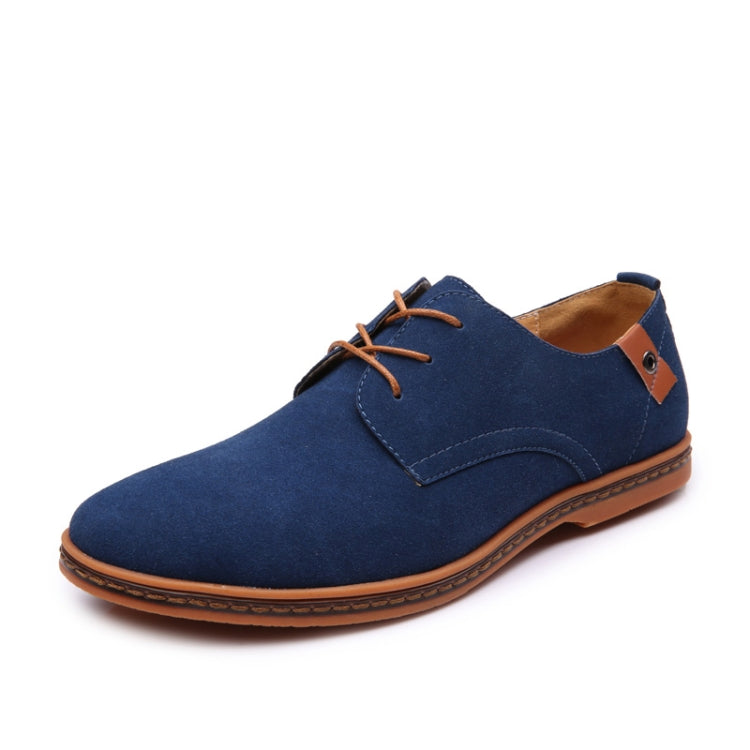 Oxford Suede Leather formal Shoes Male Casual Classic Sneakers, Size:48