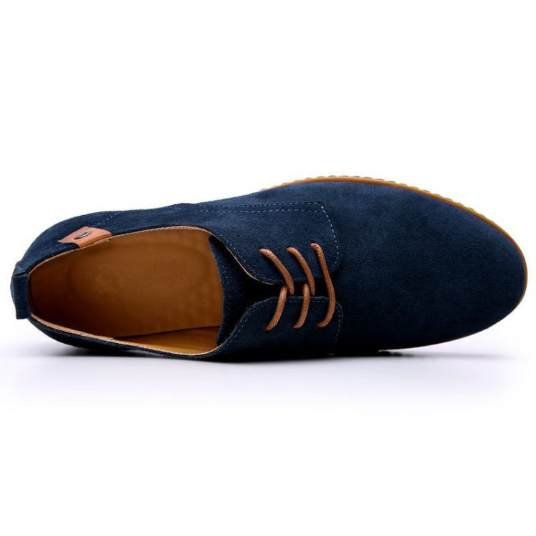 Oxford Suede Leather formal Shoes Male Casual Classic Sneakers, Size:48