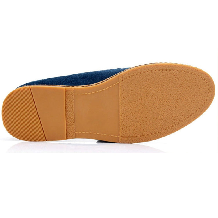 Oxford Suede Leather formal Shoes Male Casual Classic Sneakers, Size:48