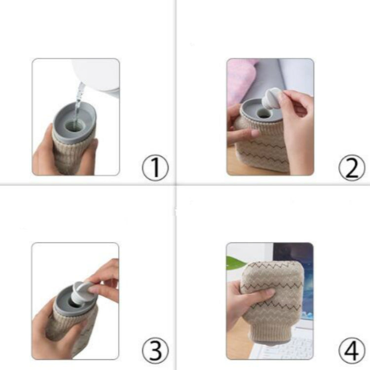Microwave Heating Hot Water Bottle Mini Portable Creative Silicone Hot Water Bottle