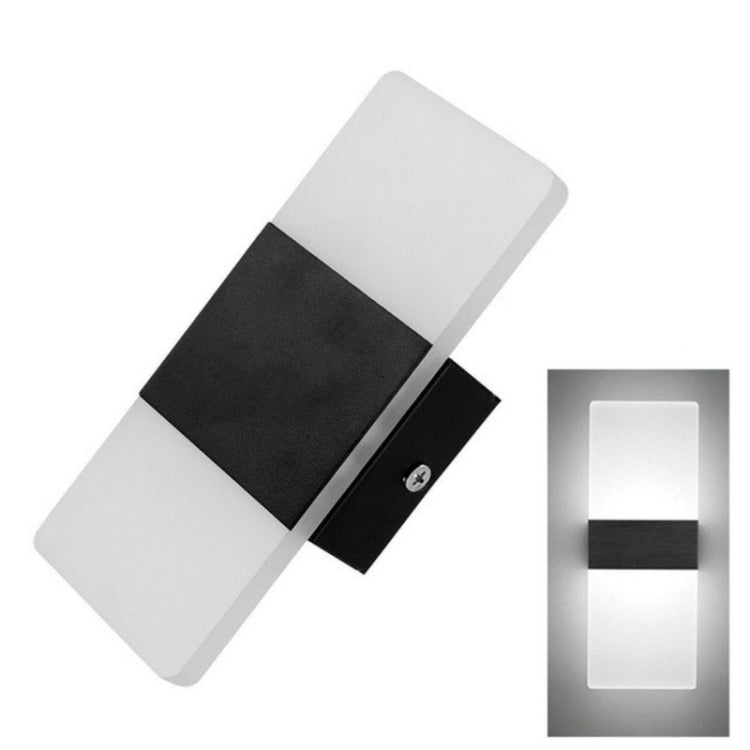 Right Angle Black LED Bedroom Bedside Wall Aisle Balcony Wall Lamp, Size:29Ã—11cm