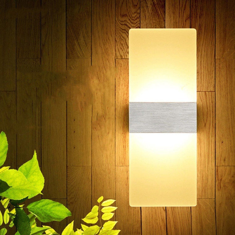 Right Angle Black LED Bedroom Bedside Wall Aisle Balcony Wall Lamp, Size:29Ã—11cm
