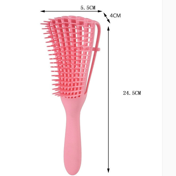 Hair Styling Comb  Eight Claws Comb Shun Hair Anti-knot Comb  Ribs Shape Comb