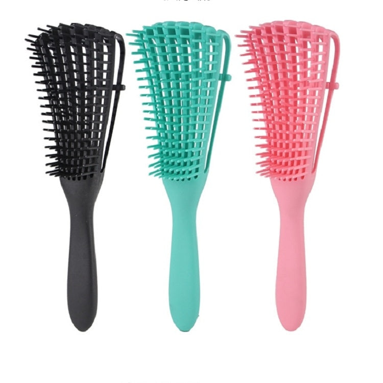 Hair Styling Comb  Eight Claws Comb Shun Hair Anti-knot Comb  Ribs Shape Comb