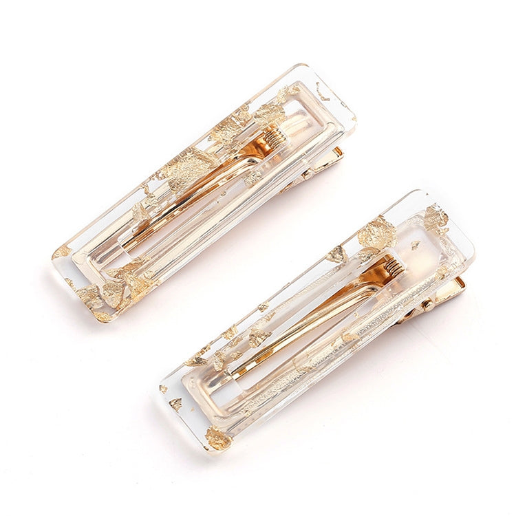 2 PCS/Set Sequin Leopard Rectangle Barrette Styling Accessories for Girls