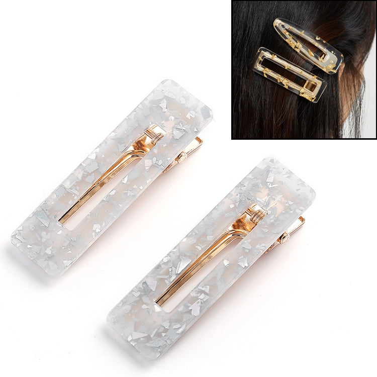 2 PCS/Set Sequin Leopard Rectangle Barrette Styling Accessories for Girls