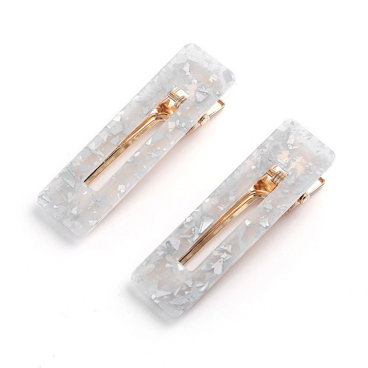 2 PCS/Set Sequin Leopard Rectangle Barrette Styling Accessories for Girls