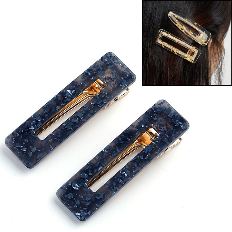 2 PCS/Set Sequin Leopard Rectangle Barrette Styling Accessories for Girls