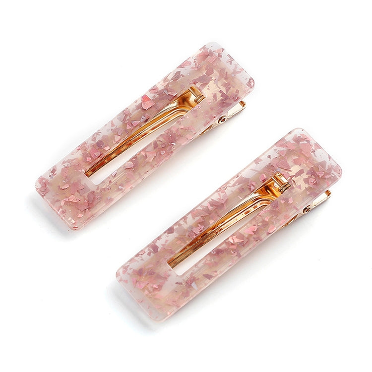 2 PCS/Set Sequin Leopard Rectangle Barrette Styling Accessories for Girls
