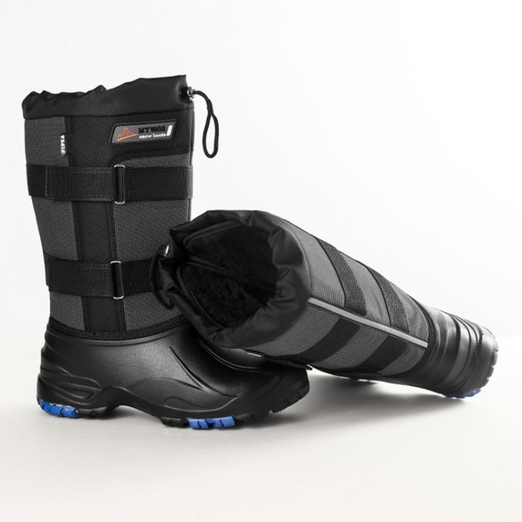 Winter Men Outdoor Snow Shoes Warm Non-slip Steel Nail High Snow Boots, Size:43(Double Webbing)