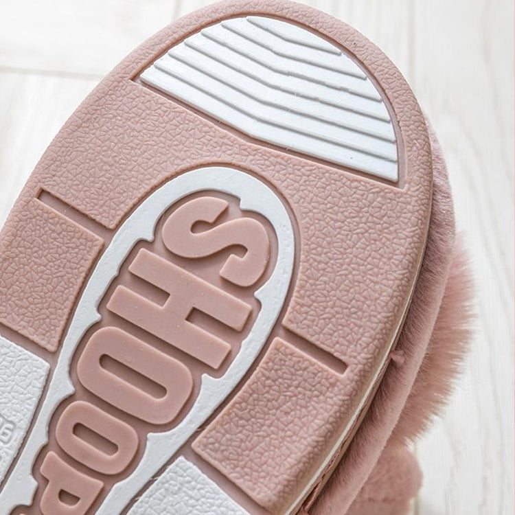Cotton Slippers Cute Fluffy Rabbit Slippers, Shoe Size:Children31/32
