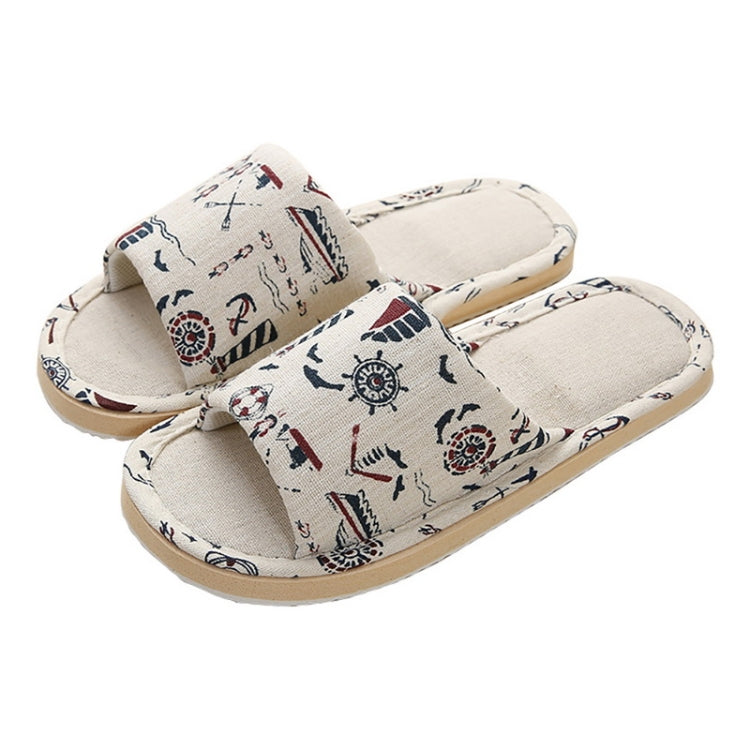 Casual Comfortable Floral Home Cotton Slippers, Shoe Size:37-38
