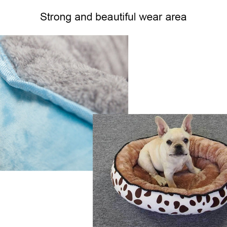 Thickened Autumn and Winter Oval Universal Warm Pet Cat Dog Bed, Size:XL