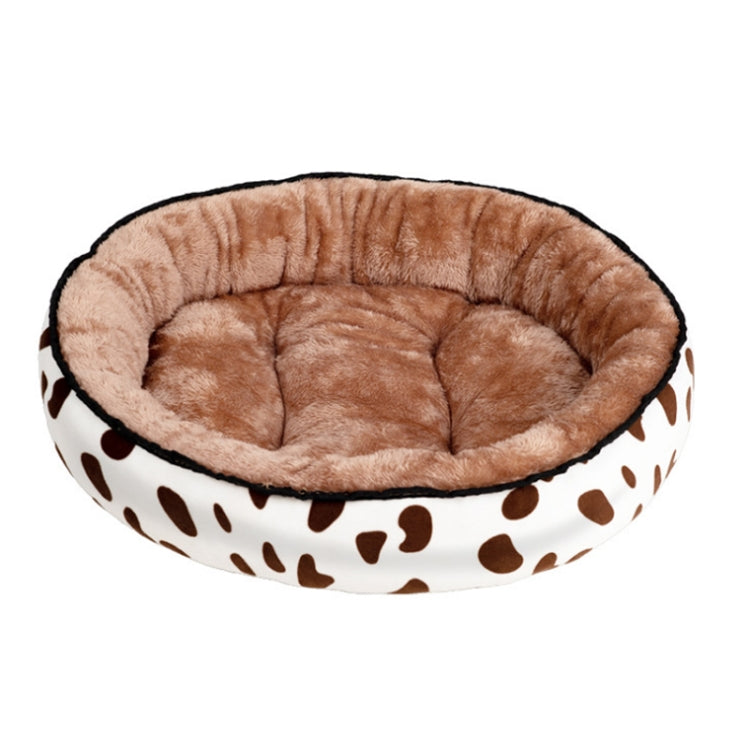 Thickened Autumn and Winter Oval Universal Warm Pet Cat Dog Bed, Size:XXL