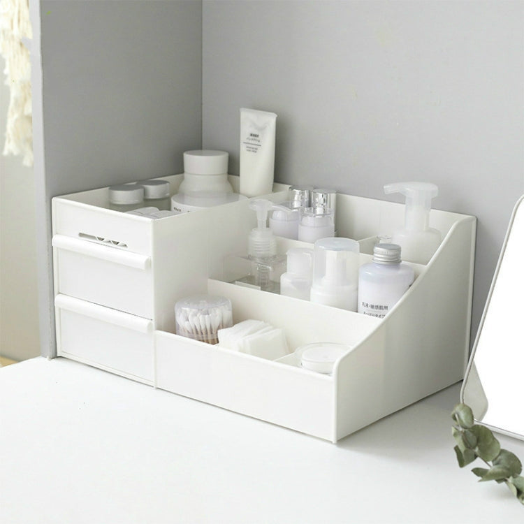 Large Capacity Makeup Cosmetic Organizer Storage Box Drawer Desktop Rack Container, Size:M