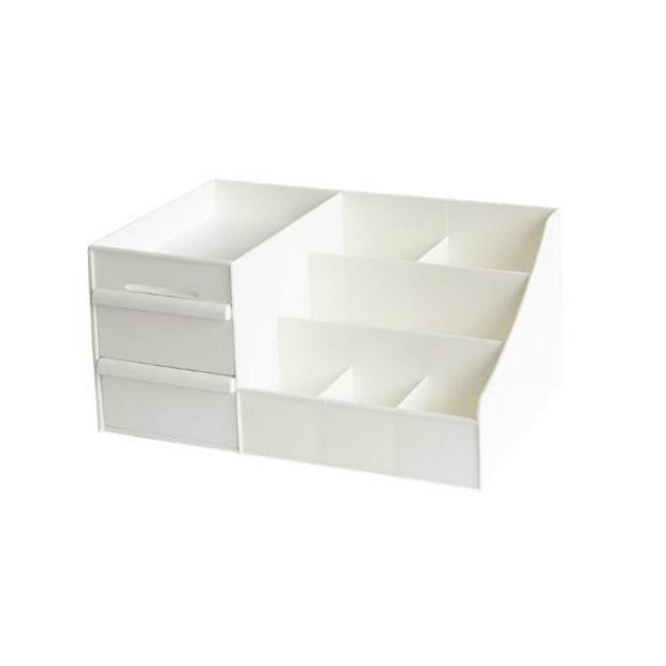 Large Capacity Makeup Cosmetic Organizer Storage Box Drawer Desktop Rack Container, Size:L