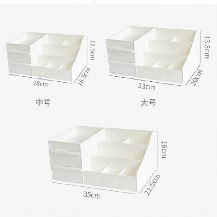 Large Capacity Makeup Cosmetic Organizer Storage Box Drawer Desktop Rack Container, Size:XL