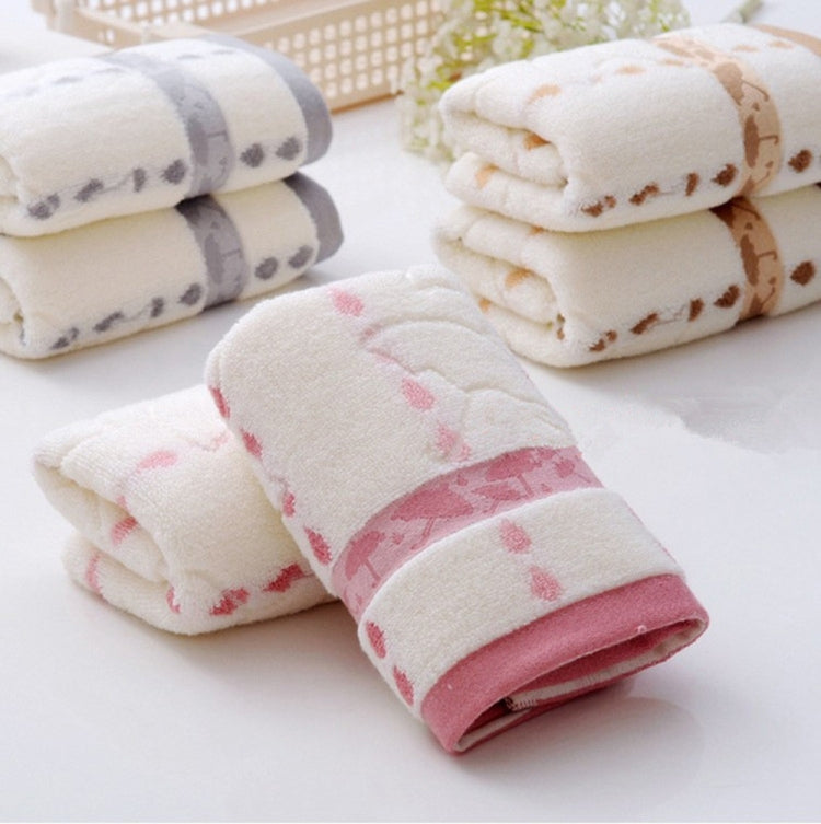 Thick Pure Cotton Super Absorbent Double-Sided Towel, Size: 70 x 140cm