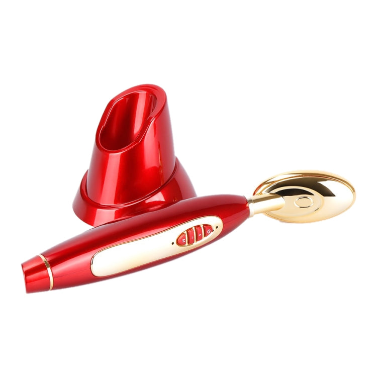 Eye Meter Essence Introduction Instrument Eye Massage Instrument Pouch to Remove Wrinkles Anti-aging(Red)