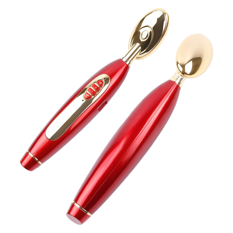 Eye Meter Essence Introduction Instrument Eye Massage Instrument Pouch to Remove Wrinkles Anti-aging(Red)