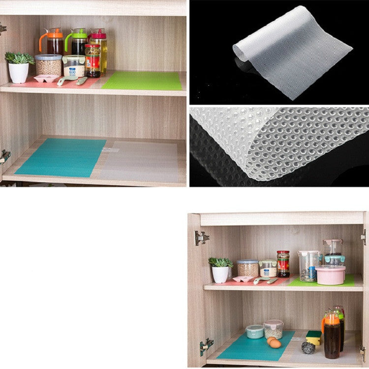 4 PCS / Set Environmentally Friendly Waterproof Washable Antibacterial Antifouling Refrigerator Mat, Color:Pink