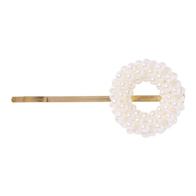 3 PCS Minimalist Style Pearl Letter Hairpin Girl Hairpin Side Clip Versatile Hair Accessory