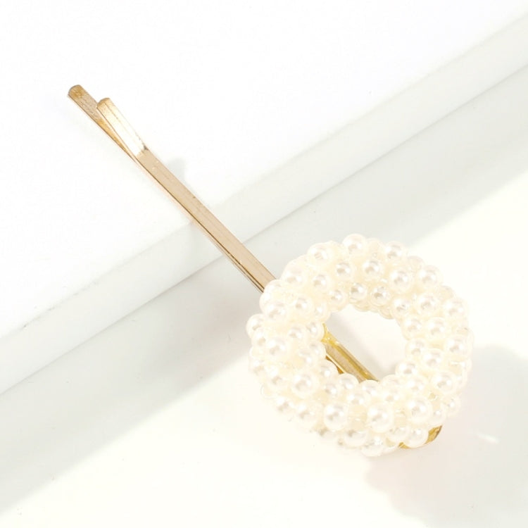 3 PCS Minimalist Style Pearl Letter Hairpin Girl Hairpin Side Clip Versatile Hair Accessory