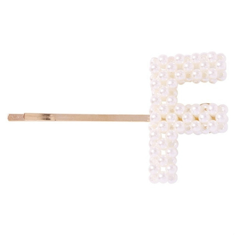 3 PCS Minimalist Style Pearl Letter Hairpin Girl Hairpin Side Clip Versatile Hair Accessory