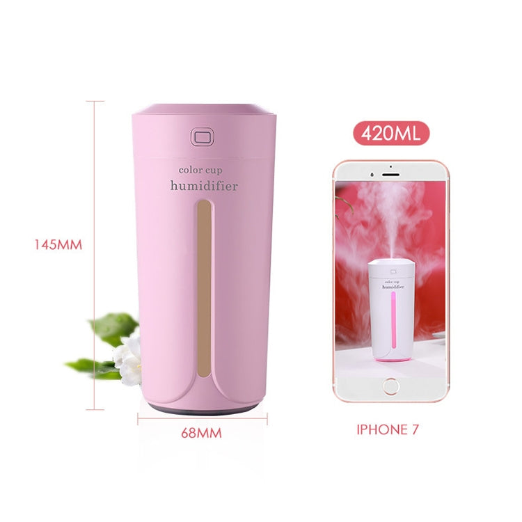 Household USB Mini Mute Colorful Cup Night Light Smart Timing Aromatherapy Humidifier