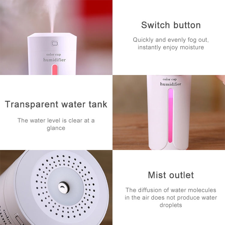 Household USB Mini Mute Colorful Cup Night Light Smart Timing Aromatherapy Humidifier