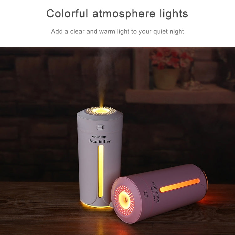 Household USB Mini Mute Colorful Cup Night Light Smart Timing Aromatherapy Humidifier