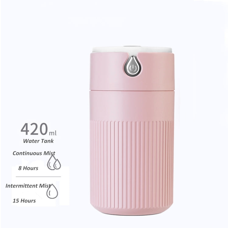 420ml Mute Air Humidifier USB Essential Oil Diffuser Aromatherapy Humidifier with LED Night Light
