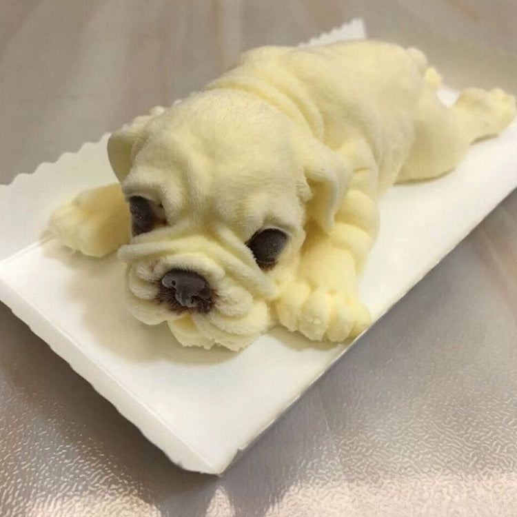 2 PCS 4 Inch Shapi Dog Mousse Cake Silicone Mold 3D Stereo Ice Cream Mold Dirty Dog Chocolate Mold