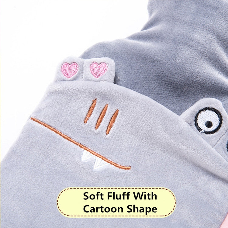 Little Hippo Hot Water Bottle Winter Warm Water Injection PVC Plush Warmer Bag