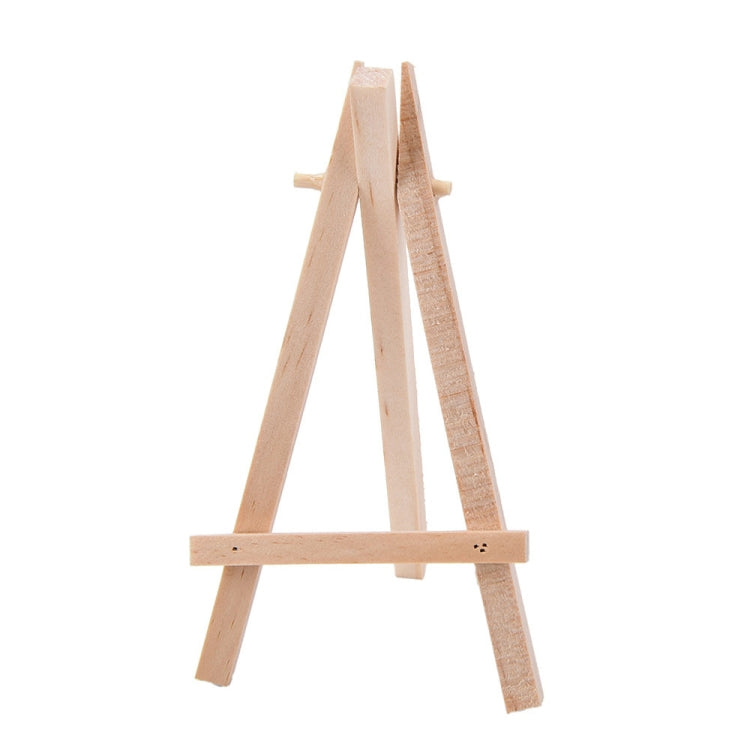 2 PCS Creative Trinkets Wooden Mini Triangle Bracket Original Pine Small Easel Ornaments, Size:S: 12.5Ã—7cm