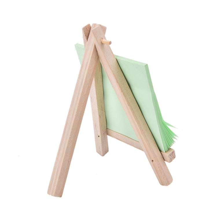 2 PCS Creative Trinkets Wooden Mini Triangle Bracket Original Pine Small Easel Ornaments, Size:S: 12.5Ã—7cm