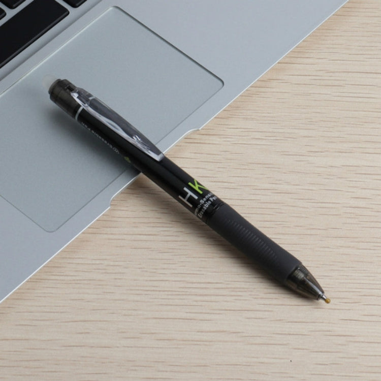Press Type Gel Pen Needle Head Temperature Control Erasable Pen, Written:Imitation Pin Type 0.7