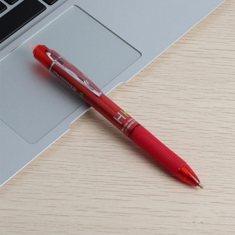 Press Type Gel Pen Needle Head Temperature Control Erasable Pen, Written:Imitation Pin Type 0.7