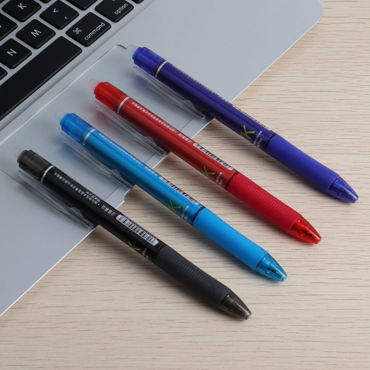 Press Type Gel Pen Needle Head Temperature Control Erasable Pen, Written:Imitation Pin Type 0.7
