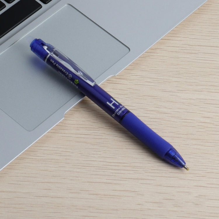 Press Type Gel Pen Needle Head Temperature Control Erasable Pen, Written:Imitation Pin Type 0.7