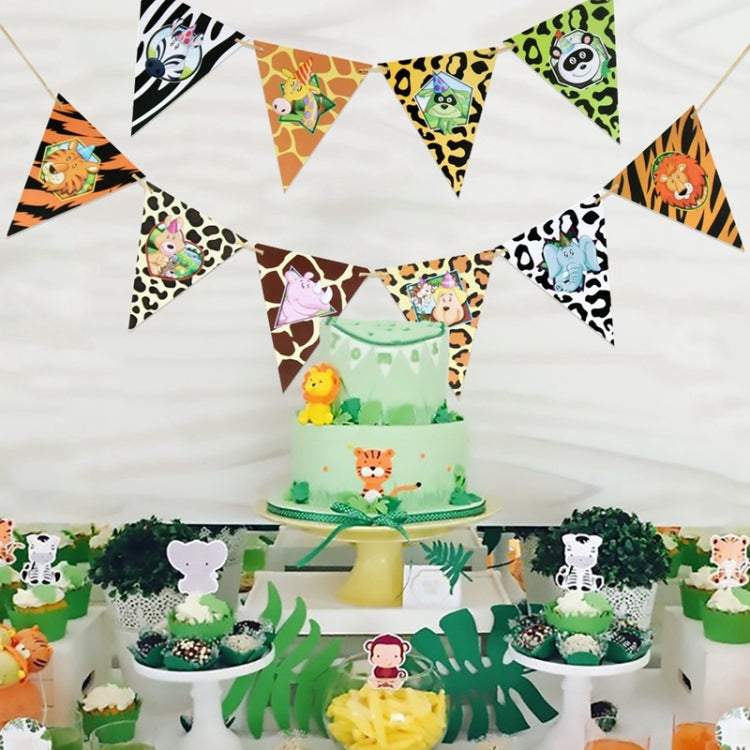 Aniaml Banner Decoration Safari Birthday Decoration Jungle Theme Party Safari Party