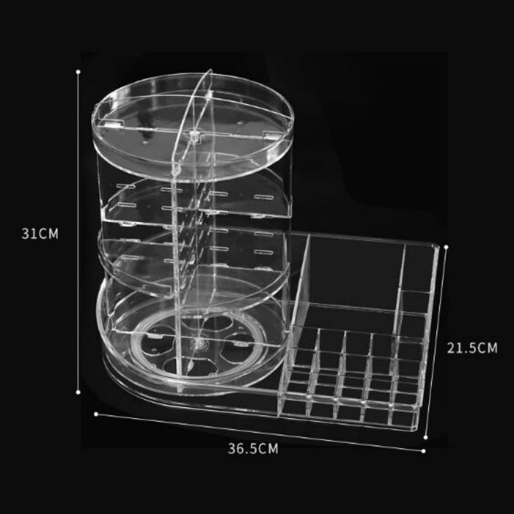 360 Degree Rotating Multi-functional Desktop Holder Cosmetic Storage Box