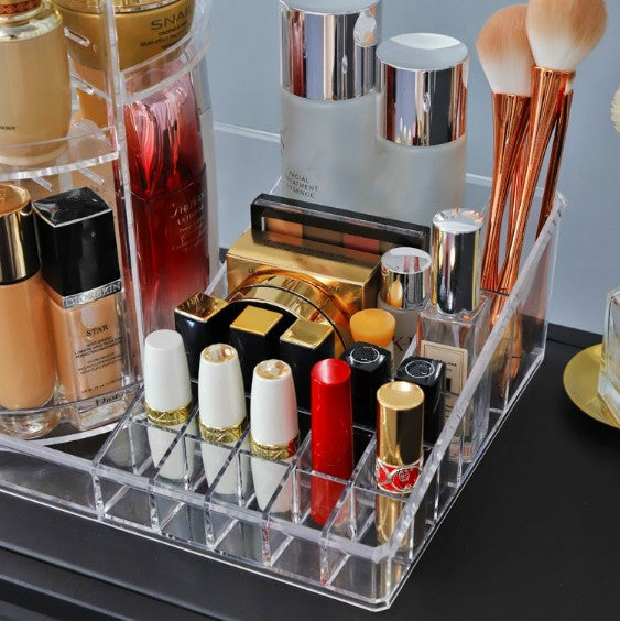 360 Degree Rotating Multi-functional Desktop Holder Cosmetic Storage Box