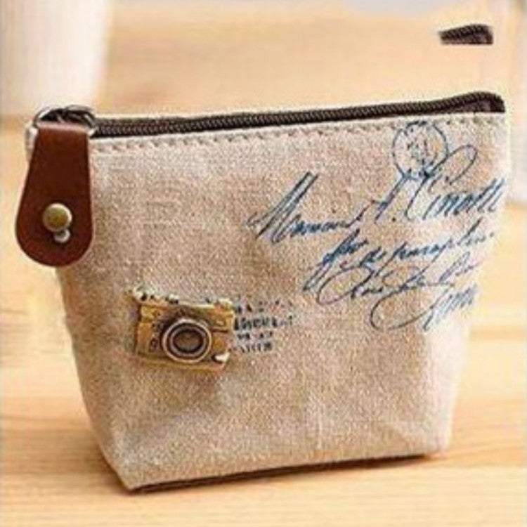 4 PCS Vintage Mini Coin Purse Pouch Bag Holders Gift Wallets Classic Nostalgic Storage Bag