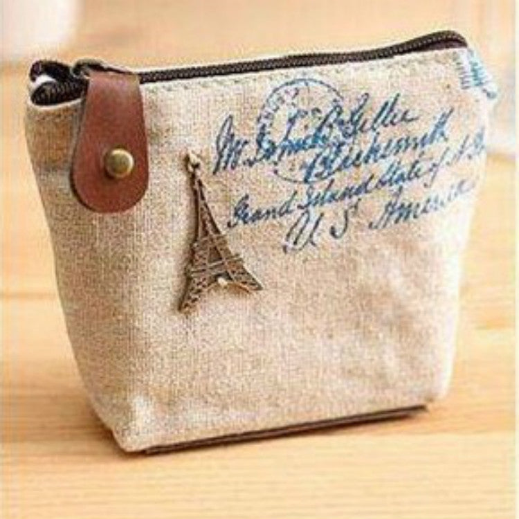 4 PCS Vintage Mini Coin Purse Pouch Bag Holders Gift Wallets Classic Nostalgic Storage Bag
