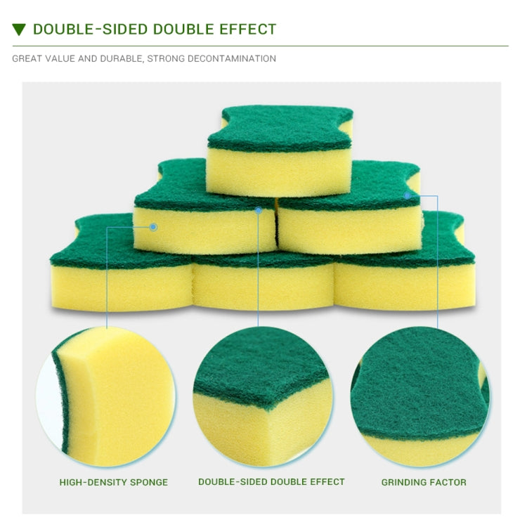 10 PCS Magic Sponge Eraser Cleaner Kitchen Clean Scouring Cloth Dish Washing Kitchen Cleaning Tools, Shape:Waist Shape